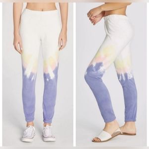 WILDFOX 💋 Edelweiss Tie Dye Knox Jogger Sweatpants, Size XL, NWT